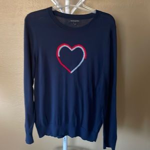 Banana republic heart sweater